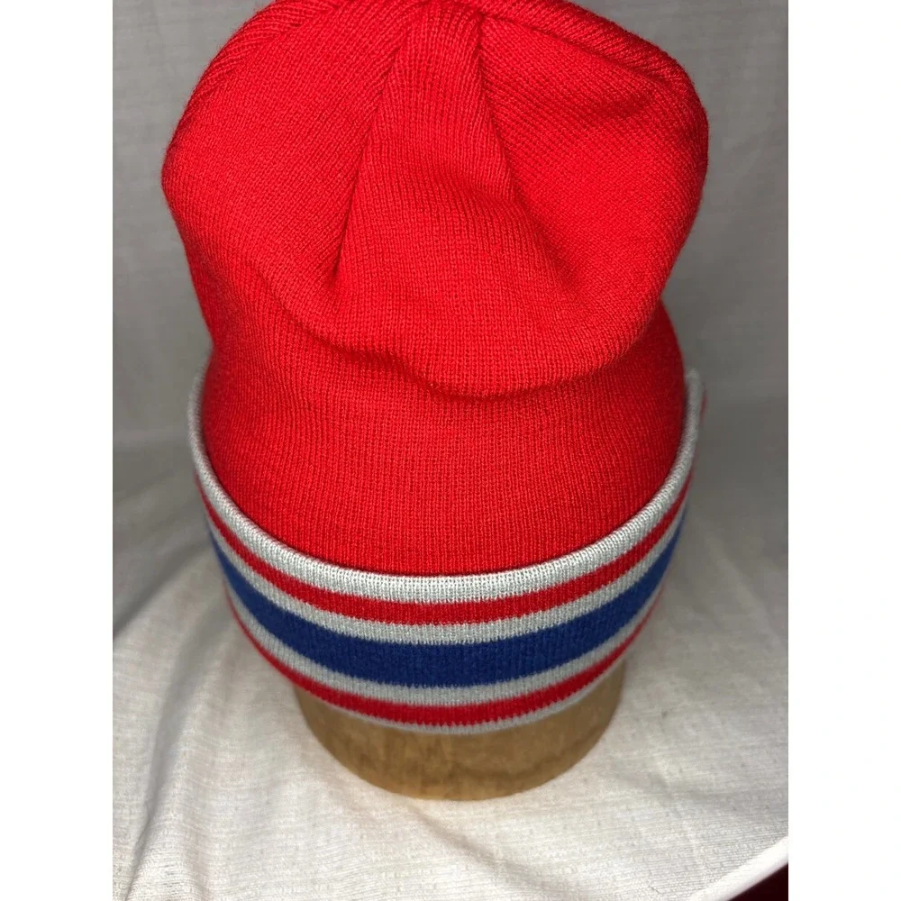 NY Giants Knit Beanie Hat Red Blue Gray‎ NFL Football Winter